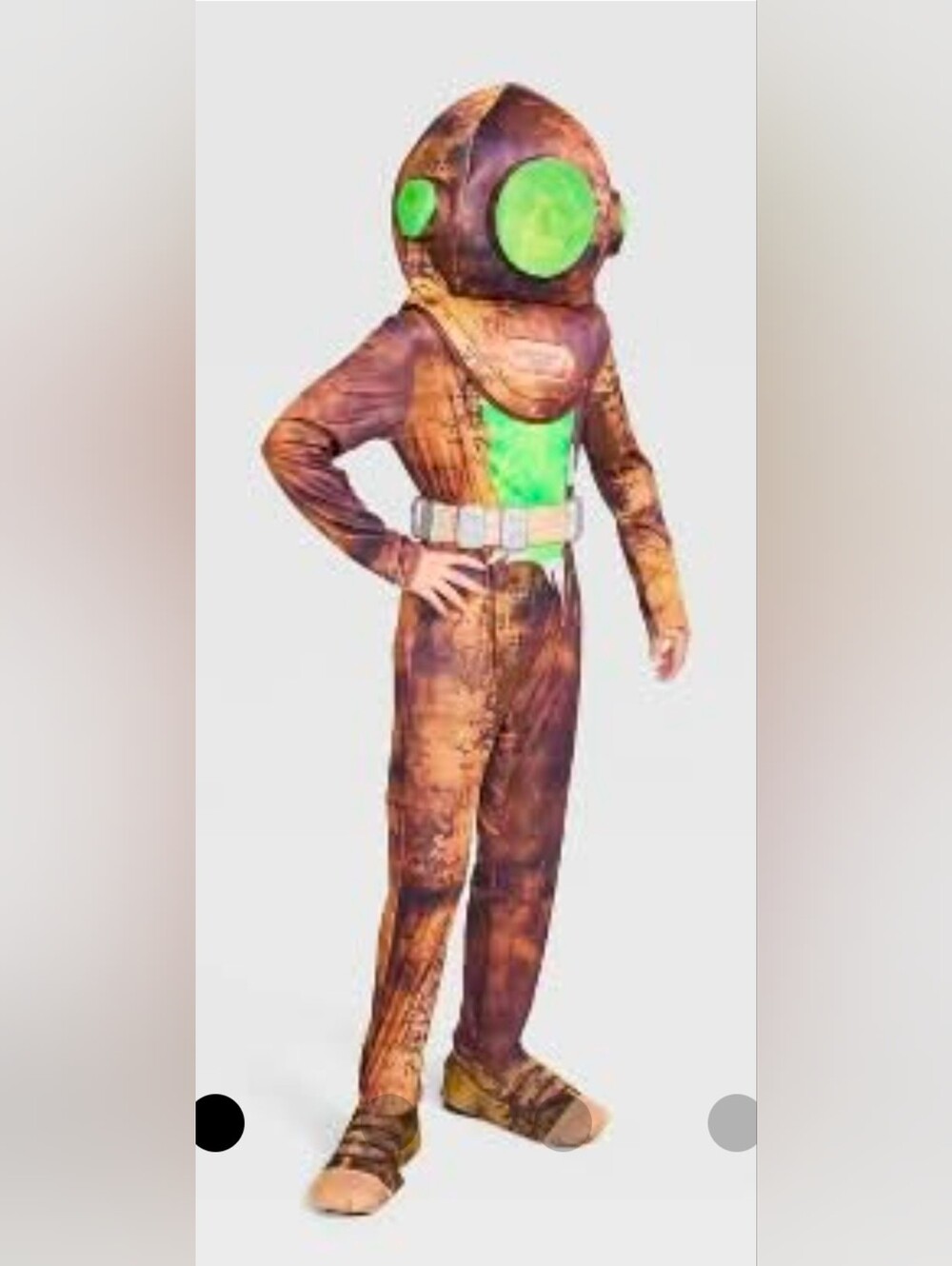 Hyde and EEK! Boutique Kid's Lights Up And Glows Deep Sea Diver Costume